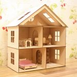 casa muñecas madera