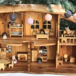 casa muñecas madera
