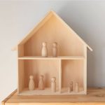 casa muñecas madera